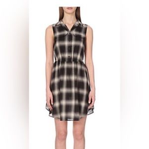 ALL SAINTS Itaca plaid dress size 6